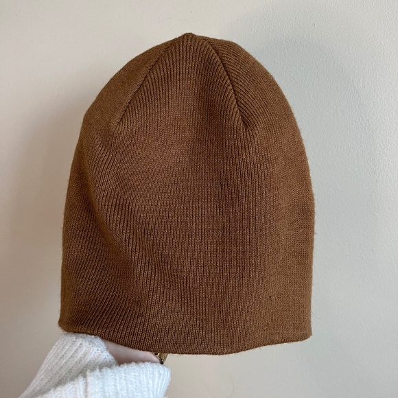 Plain Brown Toque/ Beanie Hat - Picture 1 of 2